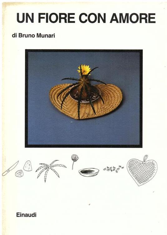 Un fiore con amore - Bruno Munari - copertina