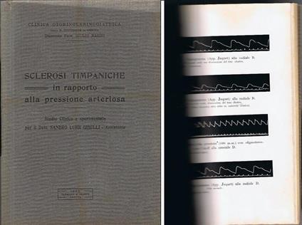 Sclerosi timpaniche in rapporto alla pressione arteriosa. Studio clinico e sperimentale - copertina