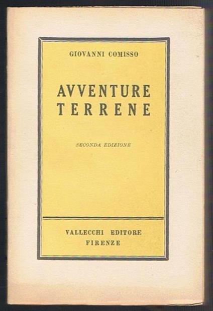 Avventure terrene - Giovanni Comisso - copertina