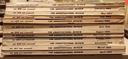 The Architectural Review. 1965 Annata completa - copertina