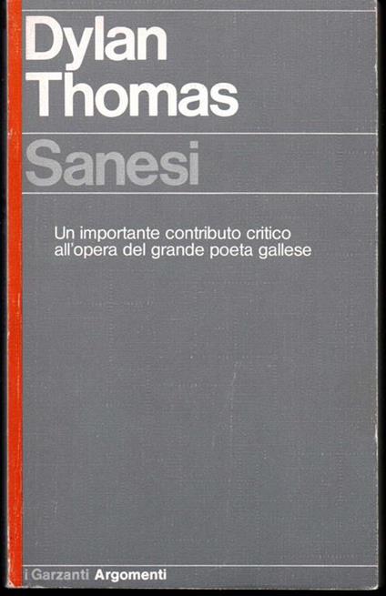 Dylan Thomas - Roberto Sanesi - copertina