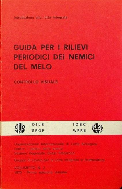 Guida per i rilievi periodici dei nemici del melo: controllo visuale - copertina