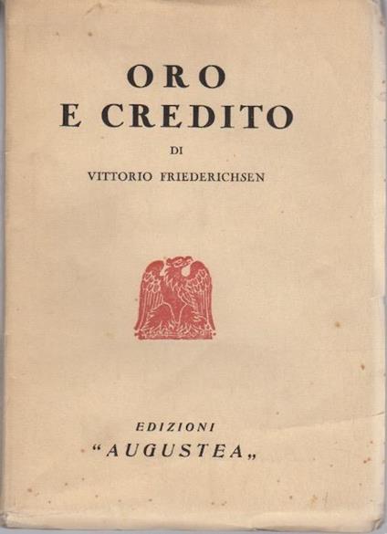 Oro e credito - copertina