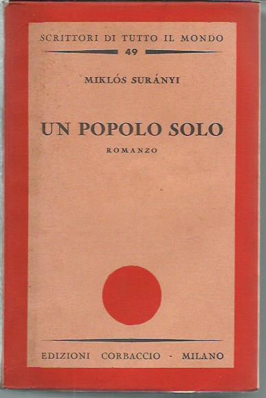 Un popolo solo - copertina