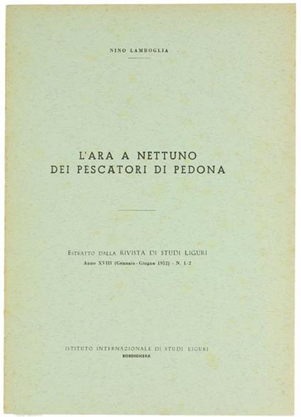 L' Ara A Nettuno Dei Pescatori Di Pedona - copertina