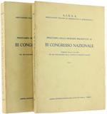 Prestampa Delle Memorie Presentate Al Iii Congresso Nazionale. Torino 30-9/3-10 1975 Nel 100° Anniversario Della Nascita Di Modesto Panetti