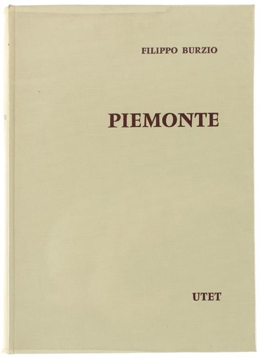 Piemonte - Filippo Burzio - copertina