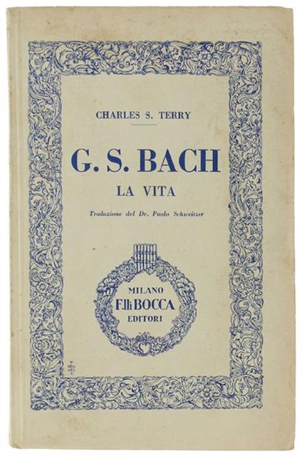 G.S.Bach. La Vita - copertina