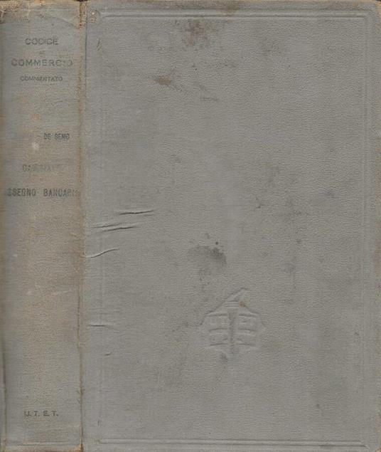 Della cambiale e dell'assegno bancario - copertina