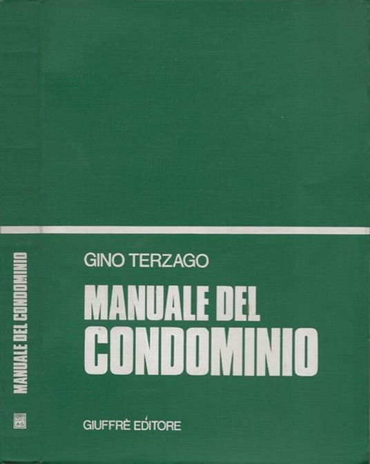 Manuale del condominio - Gino Terzago - copertina