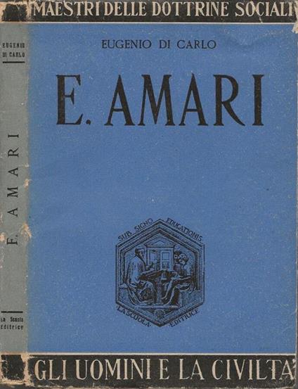 E. Amari - Eugenio Di Carlo - copertina