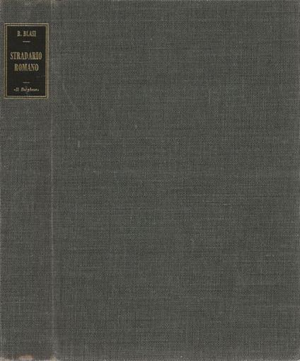 Stradario romano - Benedetto Blasi - copertina