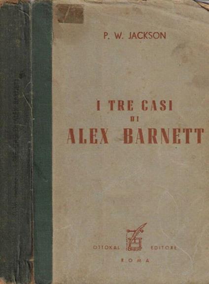 I tre casi di Alex Barnett - copertina