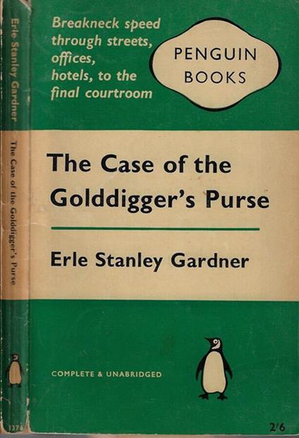 The case of the golddigger's Purse - Erle Stanley Gardner - copertina