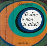 Si dice o non si dice?