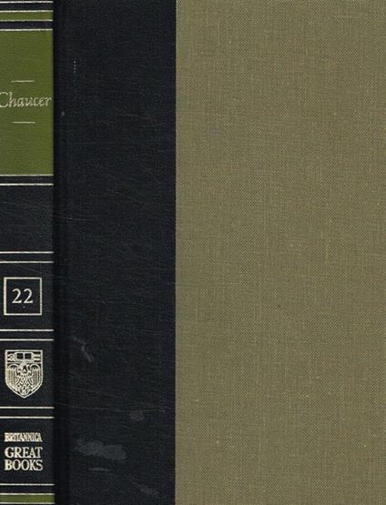 Great books of the western world vol.n. 22 - Geoffrey Chaucer - copertina