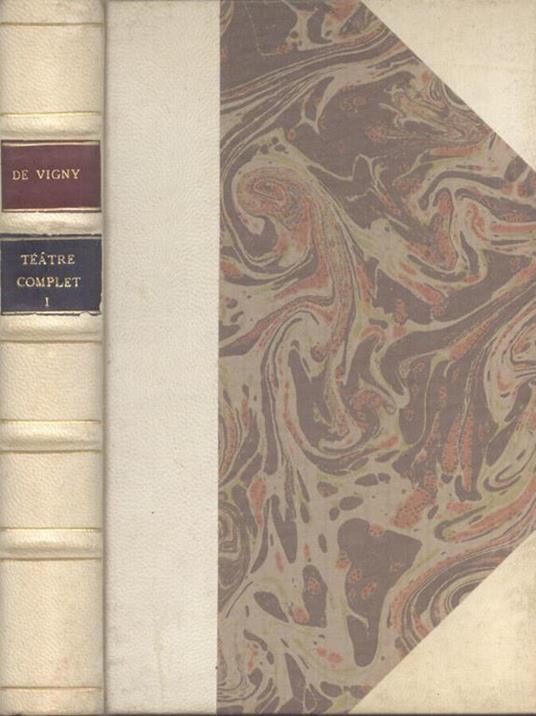 Thèatre complet Tome I - Alfred de Vigny - copertina