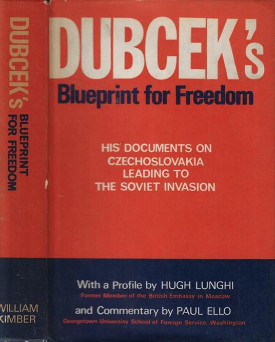 Dubcek's blueprint for freedom - copertina