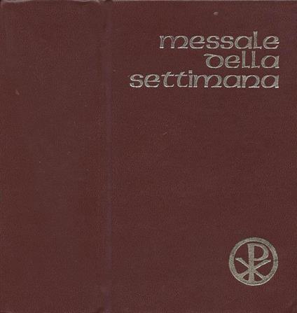 Messale della settimana (testo liturgico ufficiale) - copertina