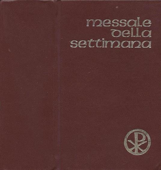 Messale della settimana (testo liturgico ufficiale) - copertina