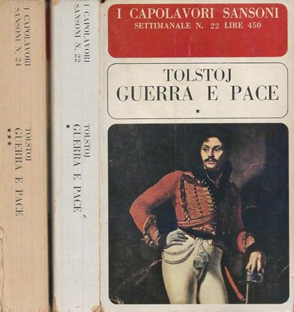 Guerra e pace. Vol. I e Vol. III - Lev Tolstoj - copertina