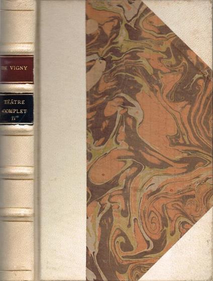 Theatre Complet - Alfred de Vigny - copertina