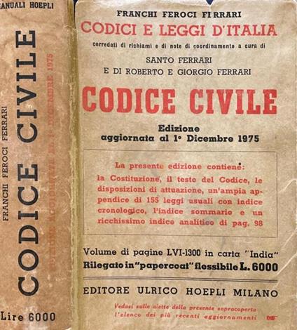 Codice Civile - copertina