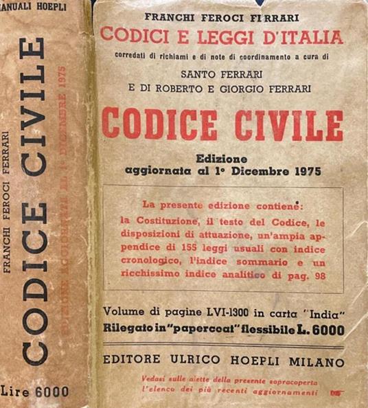 Codice Civile - copertina