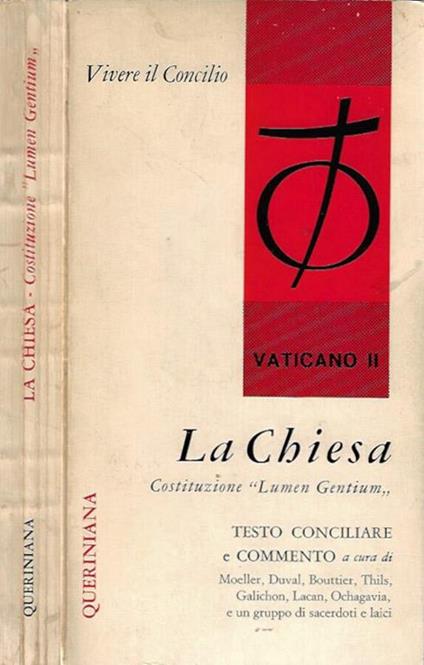 La Chiesa. Costituzione Lumen Gentium - copertina