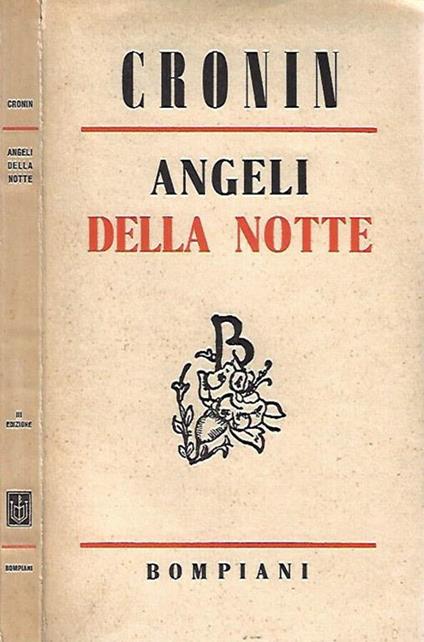 Angeli della notte - A. Joseph Cronin - copertina