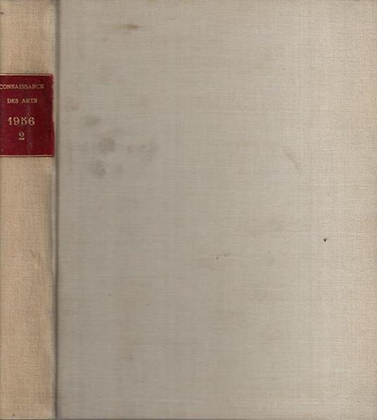 Connaissance des arts Anno 1956 n. 53-54-55-56-57-58 - copertina