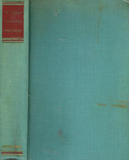 Selected writings of De Sade - François de Sade - copertina