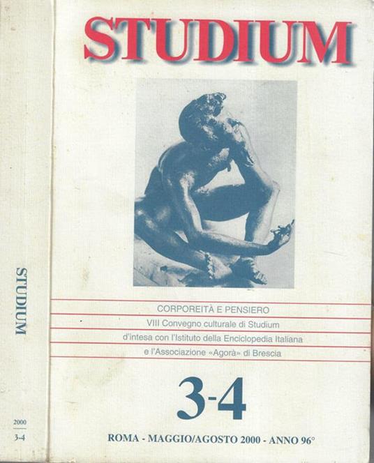 Studium N. 3-4 2000 - copertina