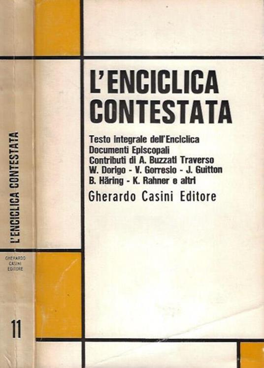 L' enciclica contestata - copertina