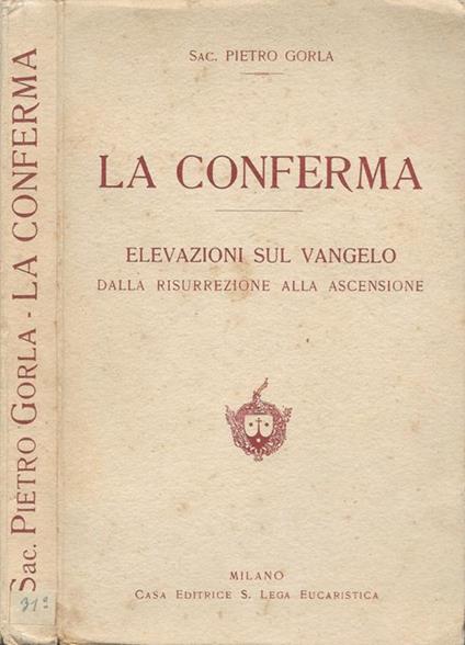 La Conferma - Pietro Gorla - copertina