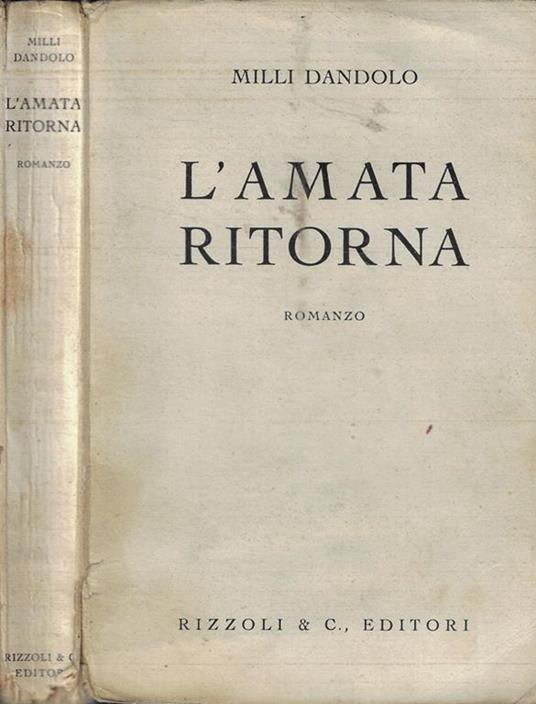 L' amata ritorna - Milli Dandolo - copertina