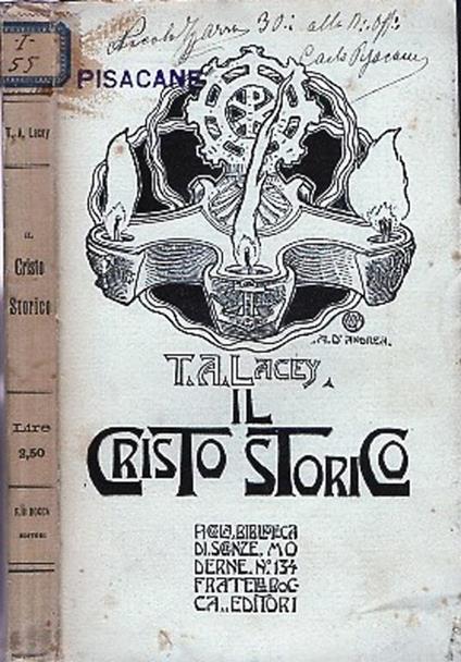 Il Cristo storico - copertina