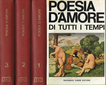Poesia d'amore 3voll - copertina