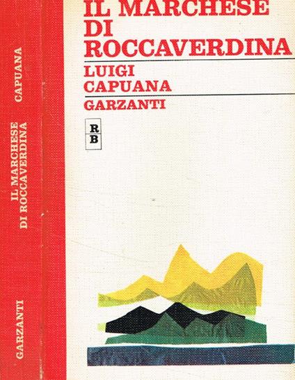 Il marchese di Roccaverdina - Luigi Capuana - copertina