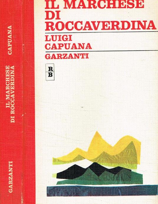 Il marchese di Roccaverdina - Luigi Capuana - copertina