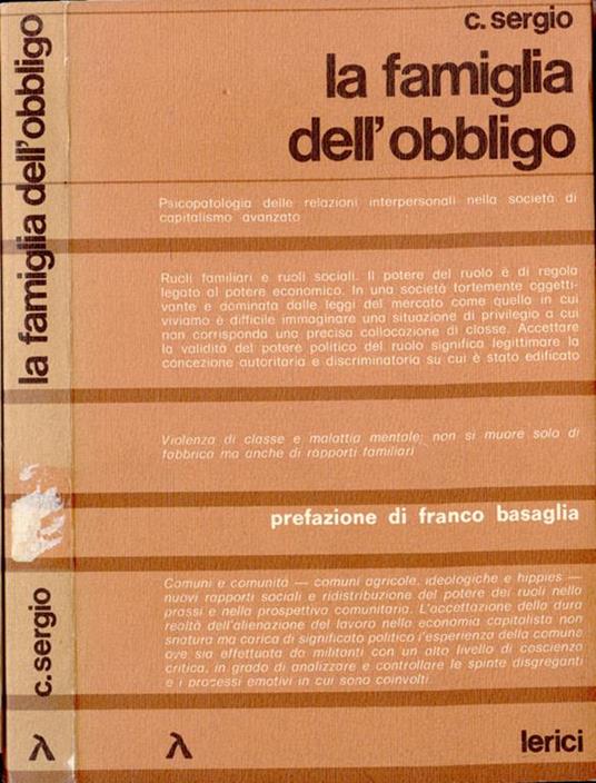 La famigli adell' obbligo - copertina