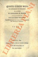 Quinto Curzio Rufo coi supplementi di Freisemio su le imprese di Alessandro il Grande