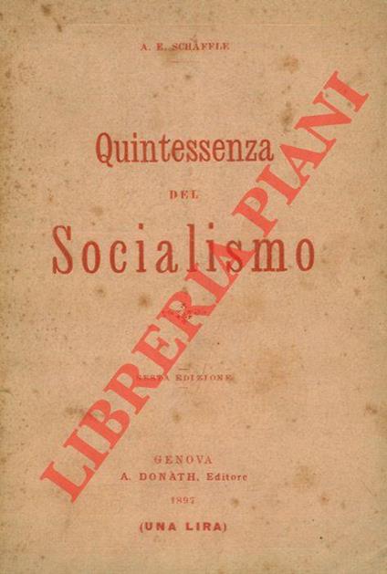 La quintessenza del socialismo - copertina