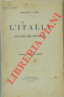 L' Italia all'alba del secolo XX - Francesco S. Nitti - copertina