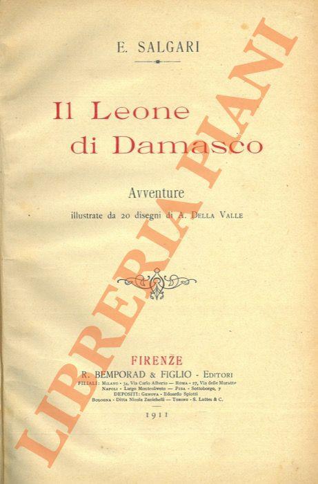 Il leone di Damasco - Emilio Salgari - copertina
