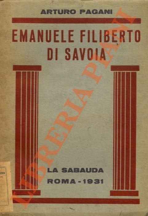 Emanuele Filiberto di Savoia - A. Pagani - copertina