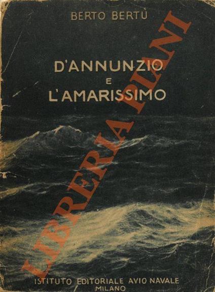 D’Annunzio e l’Amarissimo - copertina