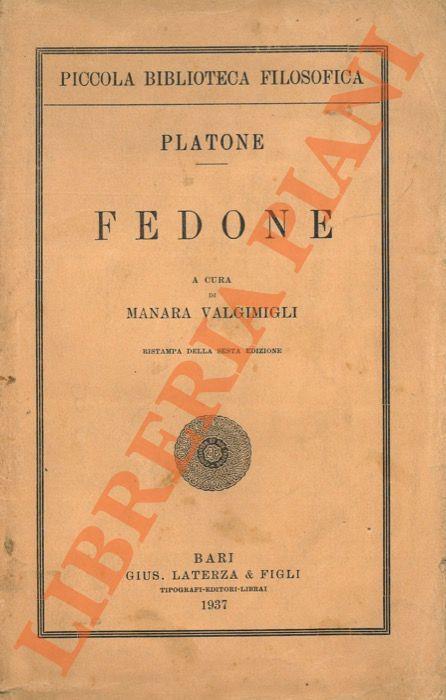 Fedone - Platone - copertina