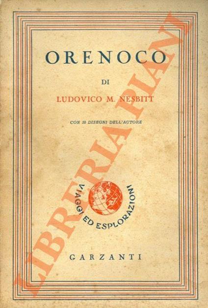 Orenoco - Ludovico M. Nesbitt - copertina