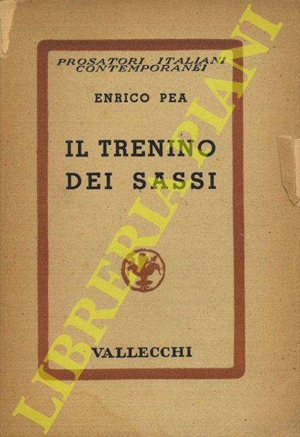 Il trenino dei sassi - Enrico Pea - copertina